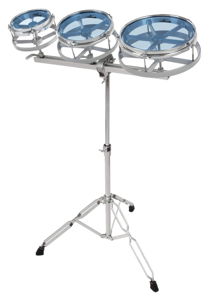 XDrum Rototoms - 6", 8", 10" Percussion Trommeln für Schlagzeug - Doppelstrebige Hardware und verste