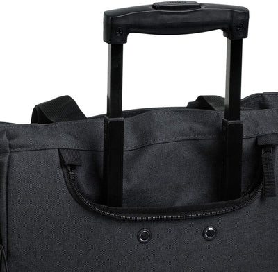 Fabrizio Einkaufstrolley Punta Wheel-Shopping-Roller 52 cm 36 Liter 2 Rollen Schwarz, Schwarz