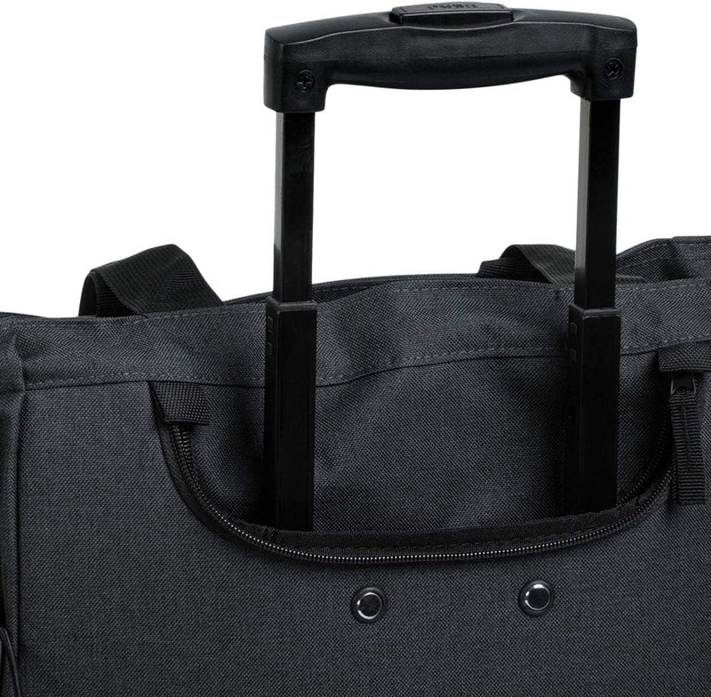 Fabrizio Einkaufstrolley Punta Wheel-Shopping-Roller 52 cm 36 Liter 2 Rollen Schwarz, Schwarz