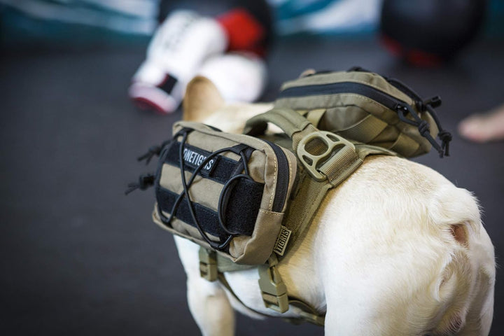 OneTigris EDC Futterbeutel für Hunde, Pouch Zusatztasche für Hunderucksack MOLLE Futterbeutel Hundet