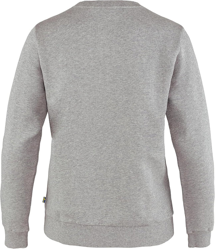 Fjallraven Damen Logo Sweatshirt M Grey-melange, M Grey-melange