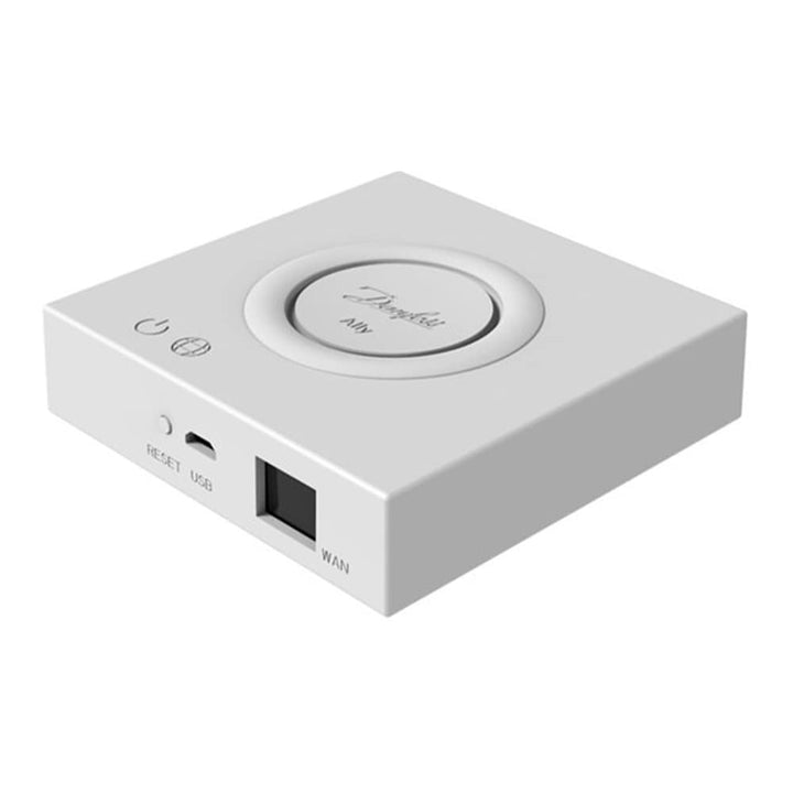 Danfoss 014G2400 Gateway Ally, AP, LAN, ZigBee für Danfoss Ally elektr. Thermostaten, Weiss