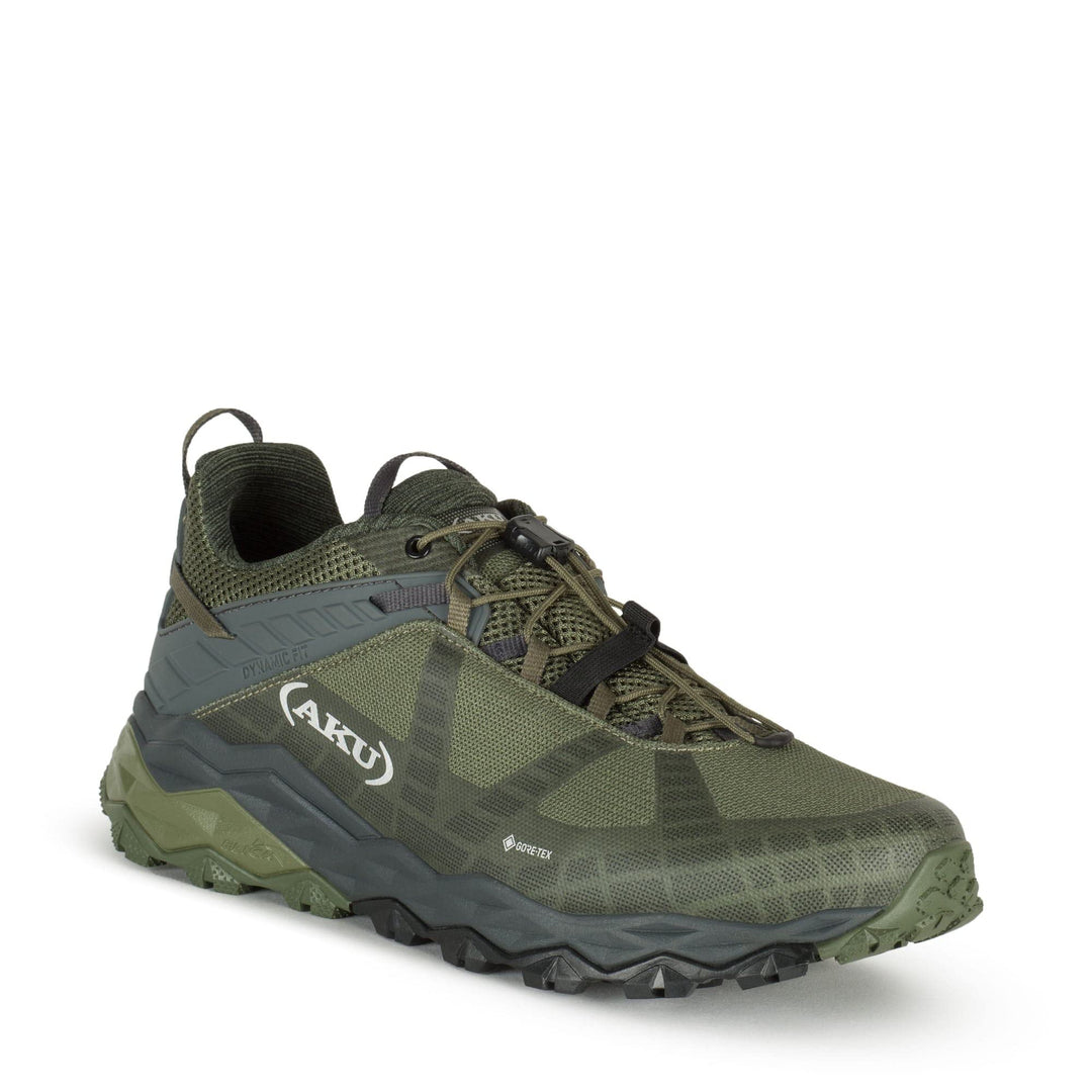 AKU Herren Flyrock GtxWanderschuhe 41 EU Grün Grau, 41 EU Grün Grau