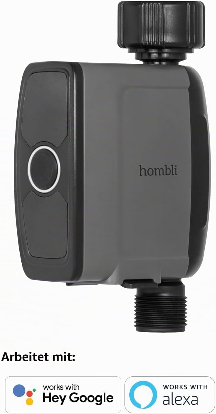 Hombli Smart Bluetooth Wassercontroller für automatische Garten-Bewässerung mit App-Steuerung, Zeitp