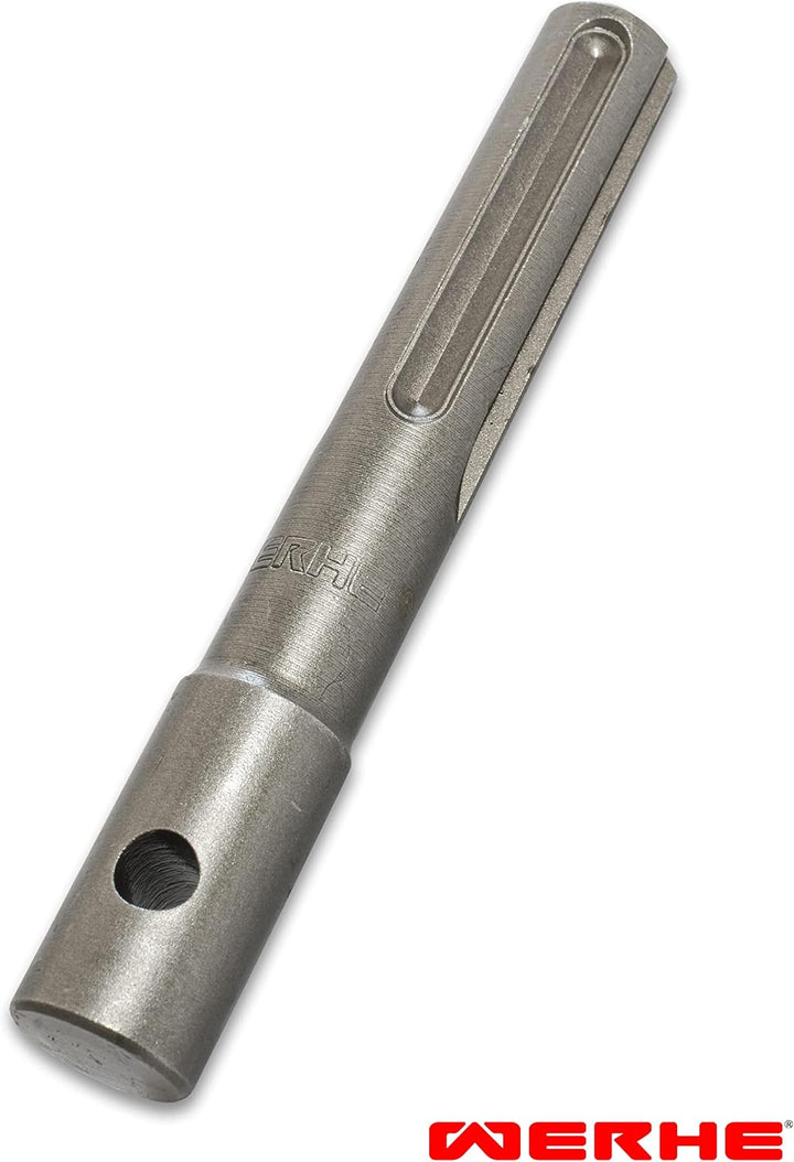 WERHE Erdbohrer Ø 50 mm, SDS Max, Hartmetallklingen, Stahl, 80 cm lang