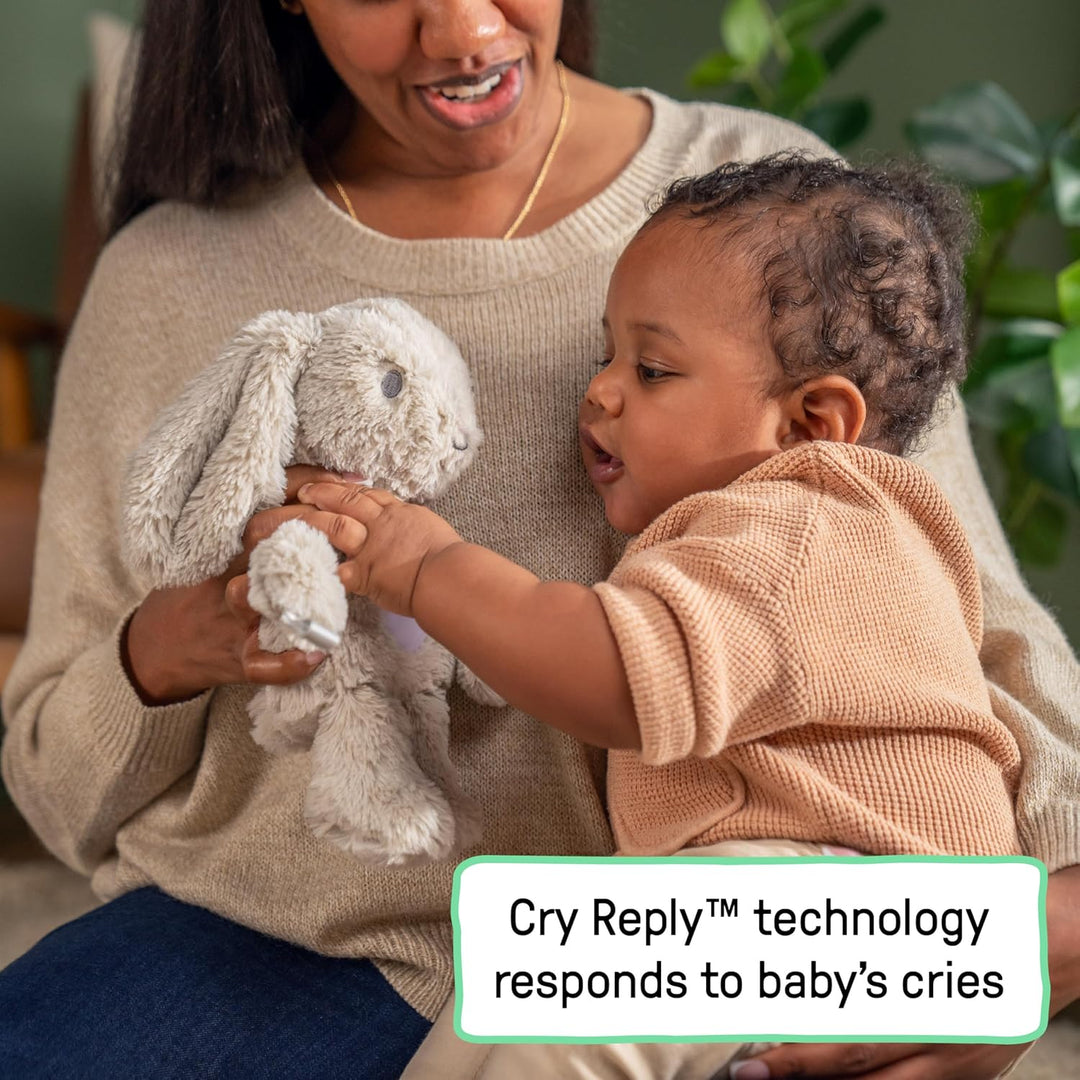 Ingenuity Sylvi Cuddle Pal Baby Beruhiger mit Schrei-Aktivierung, 10 Beruhigende Melodien, Plüsch Ha