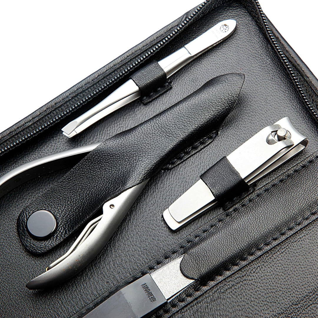 Sonnenschein by Hans Kniebes - Manicure-Etui, Reissverschluss: 9-tlg. Bestückung, rostfrei-edelmatti