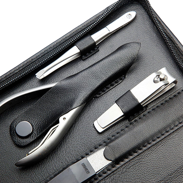 Sonnenschein by Hans Kniebes - Manicure-Etui, Reissverschluss: 9-tlg. Bestückung, rostfrei-edelmatti