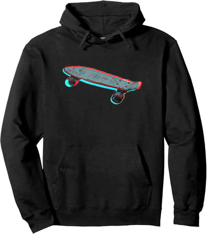 Skater Geschenk Skateboard Skateboardfahrer Pullover Hoodie