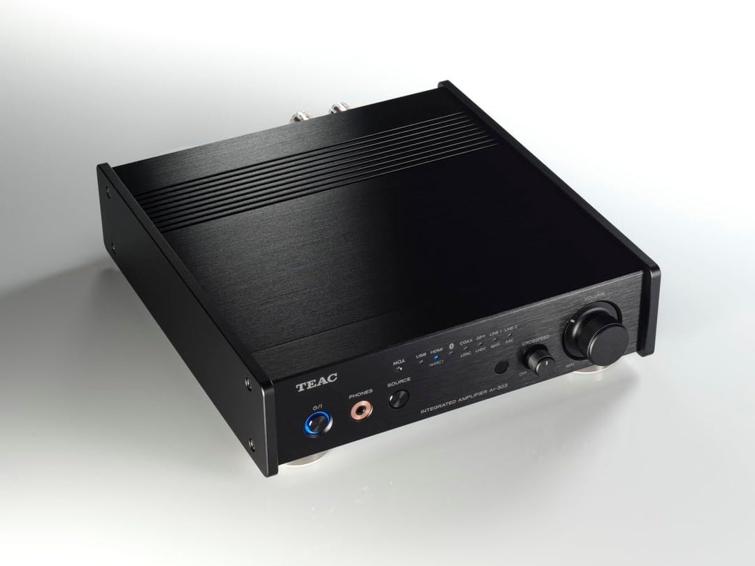 TEAC Reference AI-303 Hi-Res USB DAC Stereo-Vollverstärker mit Hypex Ncore Technologie, Bluetooth un