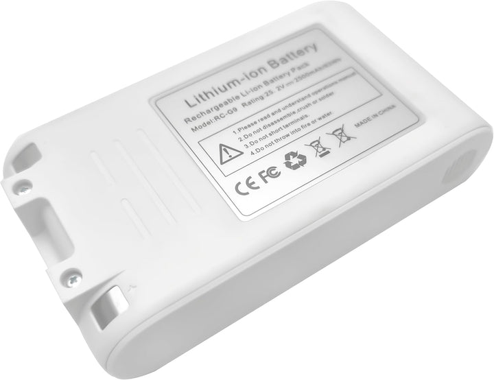 25.2V/63Wh 2500mAh akku Ersatz für Xiaomi G9, G9 Plus, G10, G10 Plus Staubsauger, akku für Dreame T1