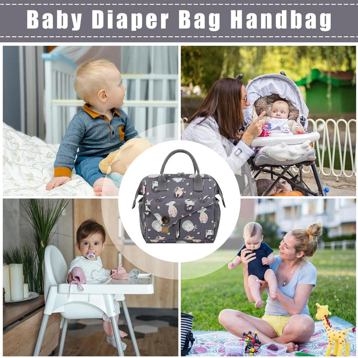 Wickeltaschen – grosse Wickeltasche mit mehreren Fächern – geteilte grosse Reise-Wickeltasche, multi