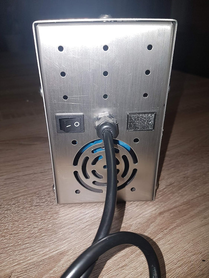 2,1 U/Min im Edelstahlgehäuse mit VA Spiessbuchse,Grillmotor bis 100Kg Grillgut