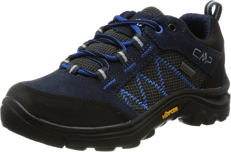 CMP Unisex Kids Thiamat Low 2.0 Trekking Shoe Wp 33 EU Black Blue, 33 EU Black Blue