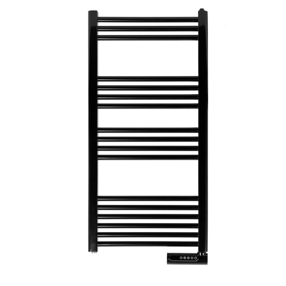 Eurom Infrarotheizung Sani-Towel 750 für das Bad | Schwarz | Handtuchwärmer &amp; Badheizkörper | 750 W