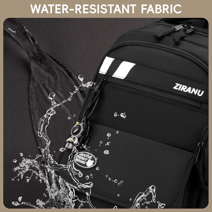 Amythe Schulrucksack Jungen Teenager, Gross Rucksack Schule Lässiger Oberstufe Schulranzen Wasserabw