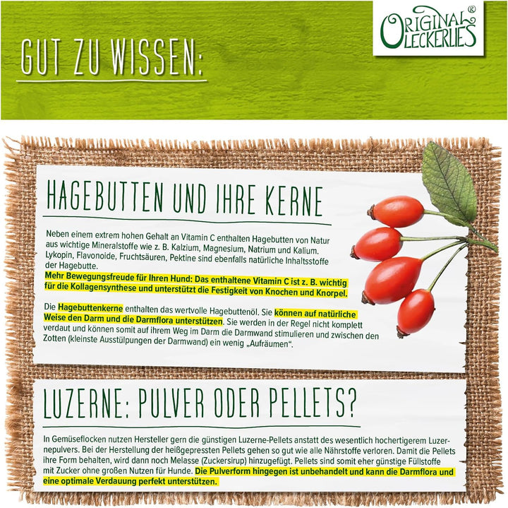 Original-Leckerlies: Weisse Hunde Gemüse-Flocken Black&amp;White, 5 kg getreidefreie Gemüseflocken, Hund