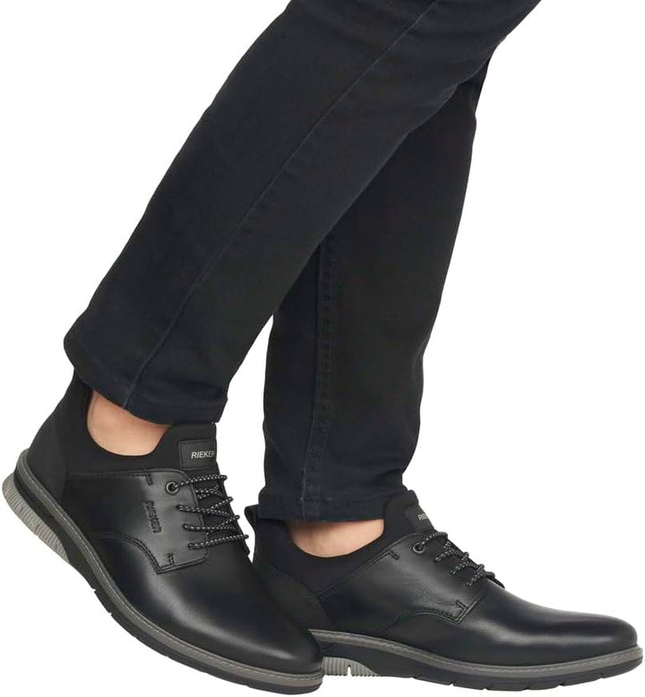 Rieker Herren 14454 Slipper 43 EU Schwarz, 43 EU Schwarz