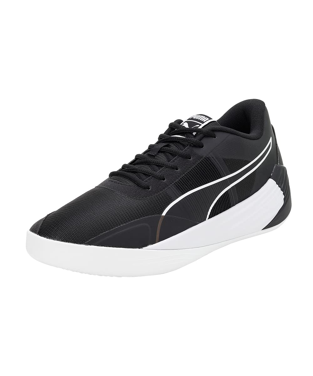 PUMA Unisex Fusion Nitro Team Basketballschuh, 42.5 EU Puma Black Puma White