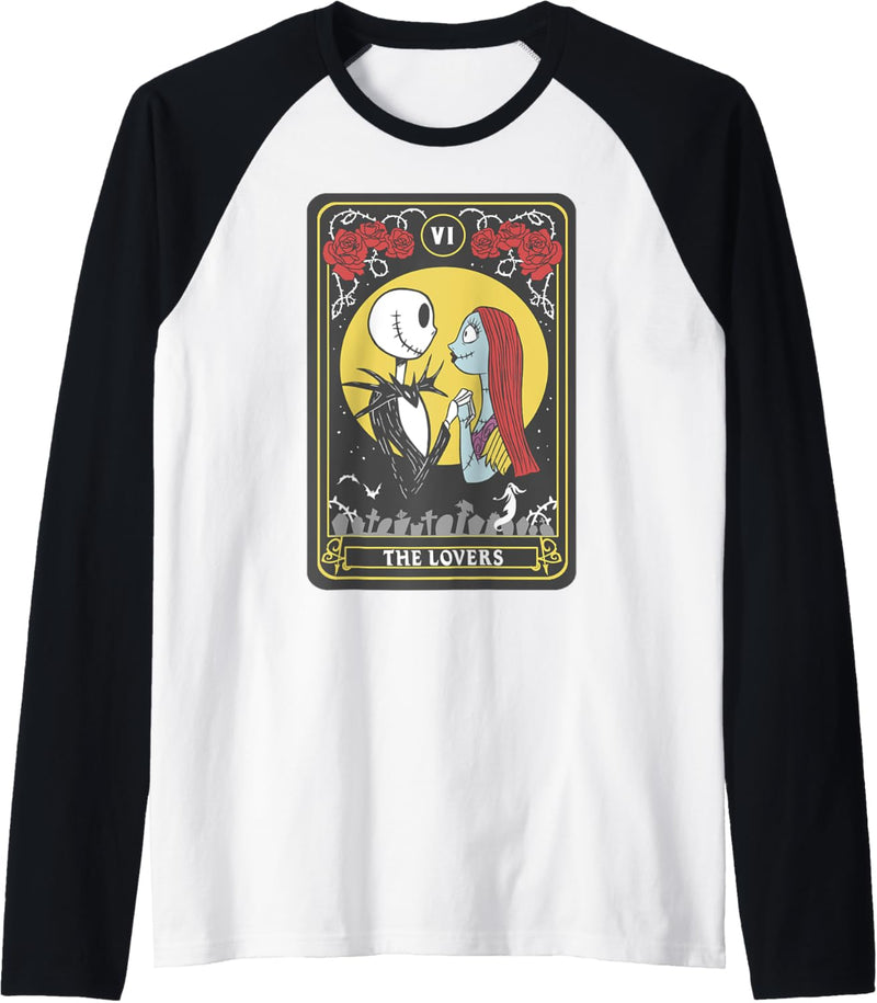 Nightmare Before Christmas Jack And Sally The Lovers Tarot Raglan