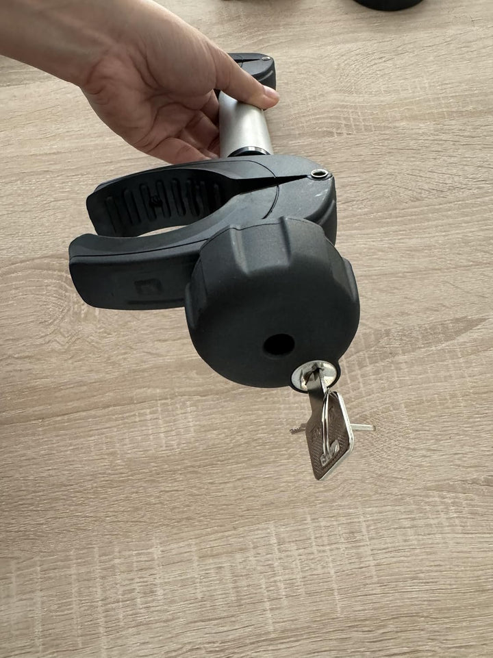 Rahmenhalter für Heck-Träger – Aluminium, Haltearm 3Pack, Rahmenhalter Rohr-Länge, für U-Bügelrohr: