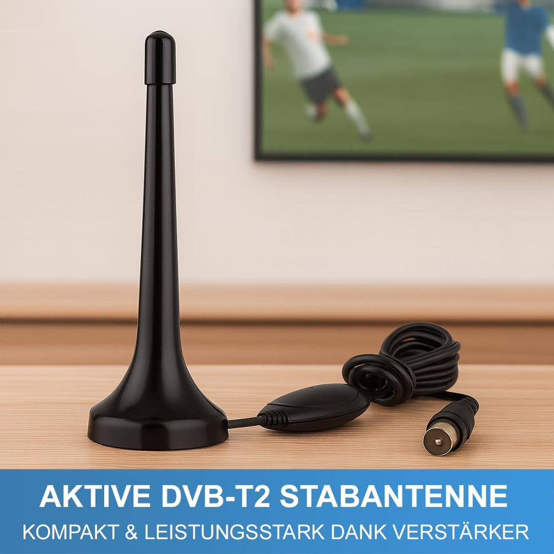 netshop 25 Set: Comag SL65T2 DVB-T2 Receiver (Mit Zugangssystem für FREENET TV) + DVB-T2 Antenne + H