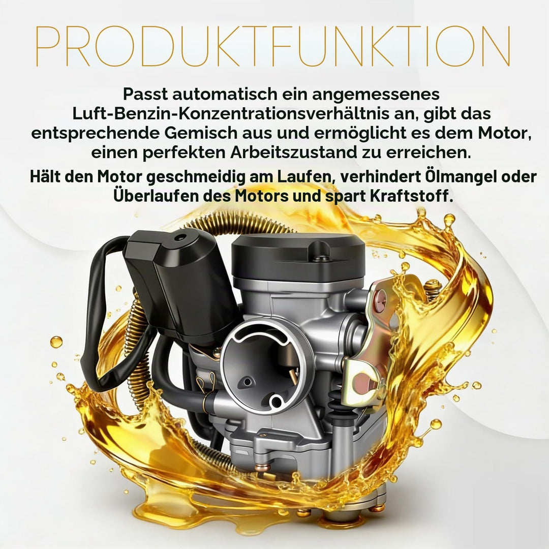 JFG RACING 18 mm CVK PD18J Vergaser für 4-Takt GY6 50CC 139QMB 139QMA Scooter Jonway Baja Jmstar Lan