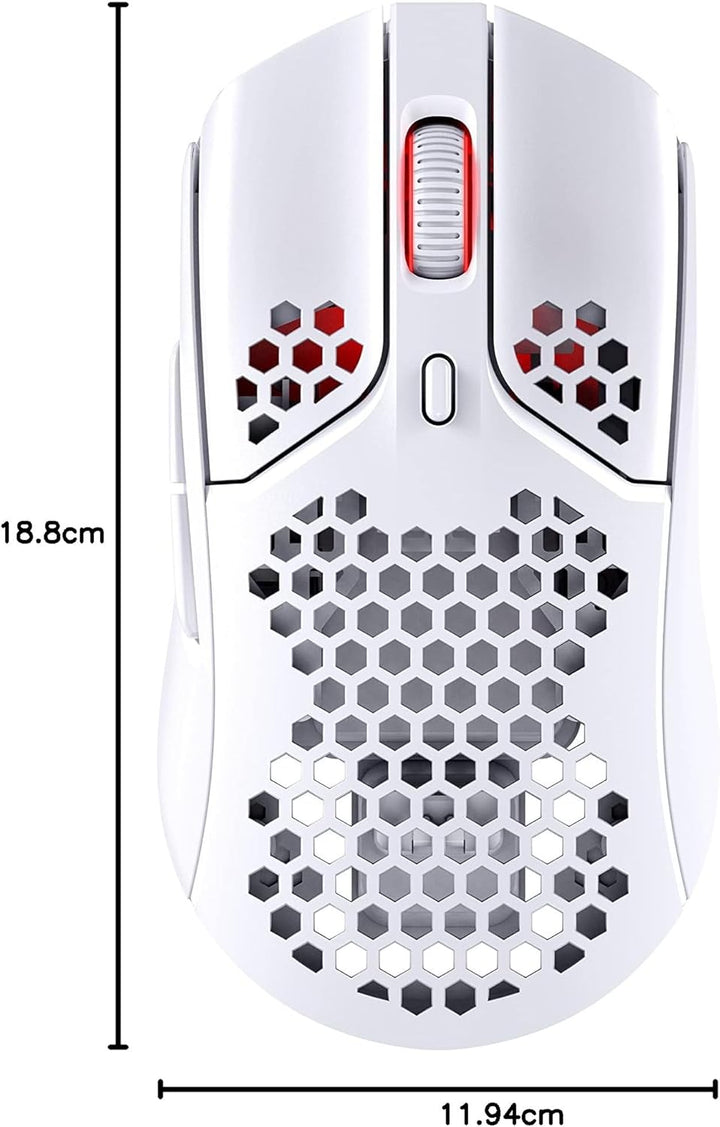 HyperX Pulsefire Haste – Wireless Gaming-Maus - Ultraleicht, 62g, 100 Stunden Akkulaufzeit, 2,4Ghz W