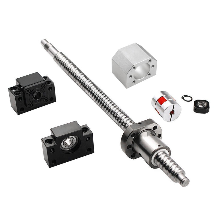 CNCMANS SFU1605/RM1605 Set: SFU1605-L700mm(27,55in) Gewindespindel Kugelumlaufspindel + 1605 Kugelum