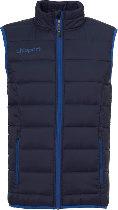 uhlsport Unisex Kinder Essential Ultra Lite Down Weste Kinder Weste 116 marine/azurblau, 116 marine/