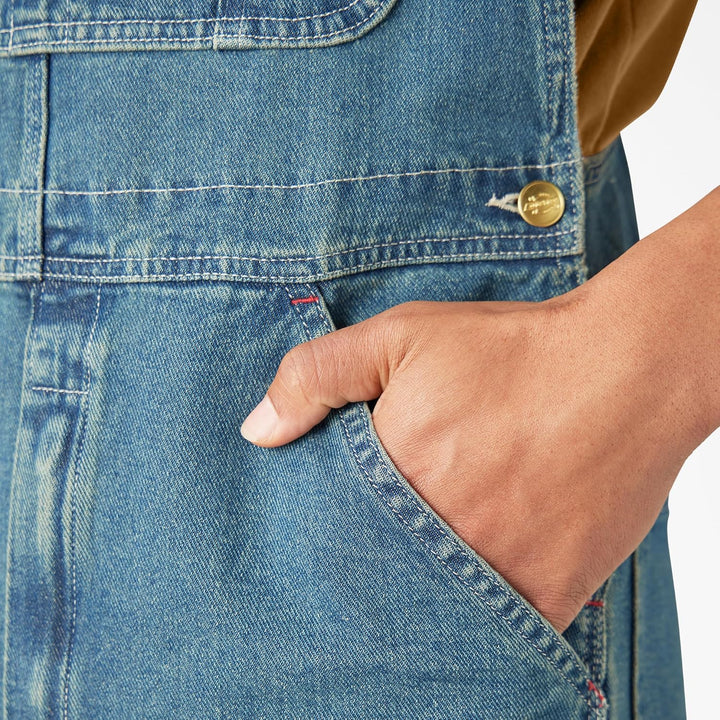 Dickies Herren Indigo Latzhose Coveralls 32W / 30L Mittlere Heritage-Tönung, 32W / 30L Mittlere Heri