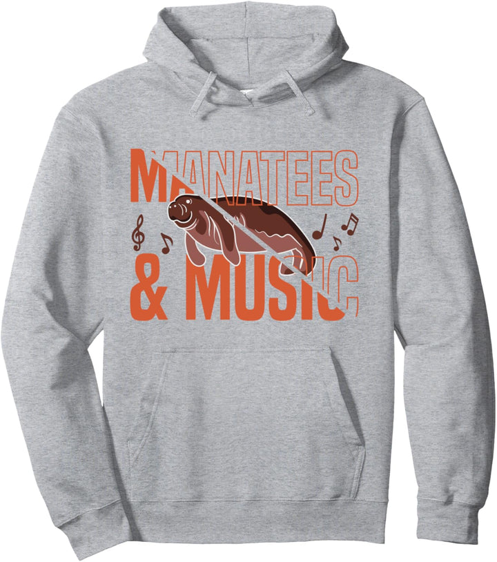 Seekühe und Musiknoten Meerestier Ozean Pullover Hoodie