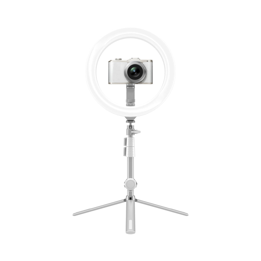 Kodak LED Ringlicht mit Stativ für Smartphones & kleine DSLR- und Actioncams (25cm Durchmesser; Vers