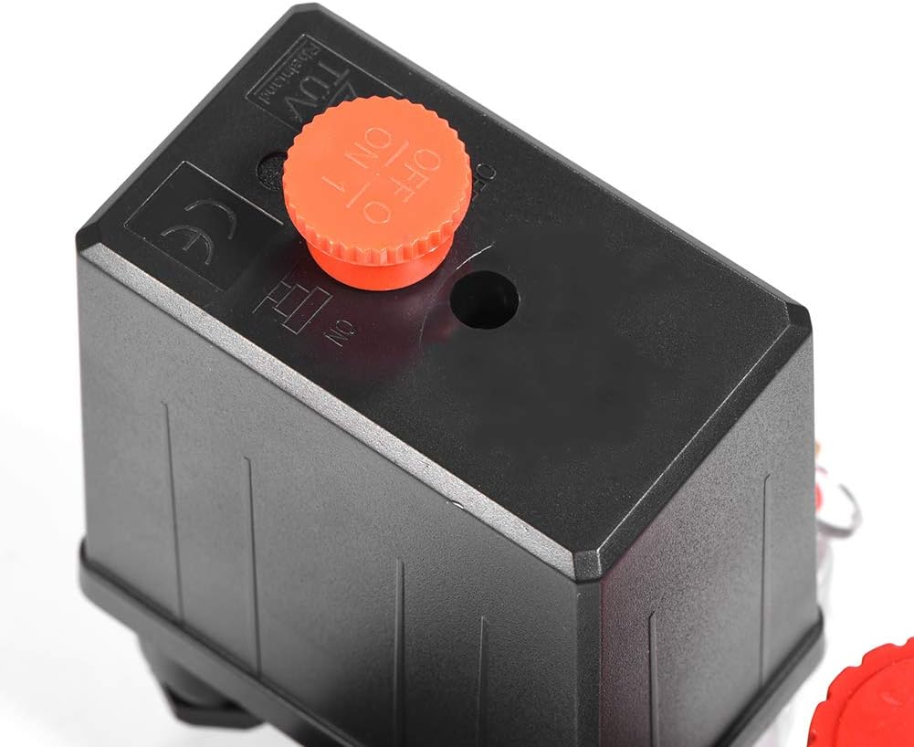 Luftkompressor-Druckschalter-Steuerventilregler mit Manometern für schnellen Druckabbau 0,05-1,2 MPa