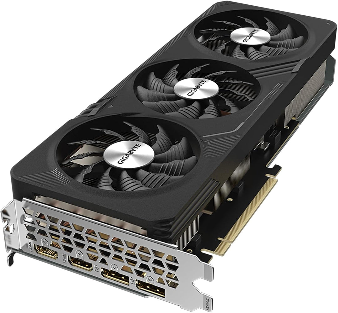 GIGABYTE Radeon RX 7600 XT Gaming OC 16G Grafikkarte, 3X WINDFORCE Lüfter 16GB 128-Bit GDDR6, GV-R76