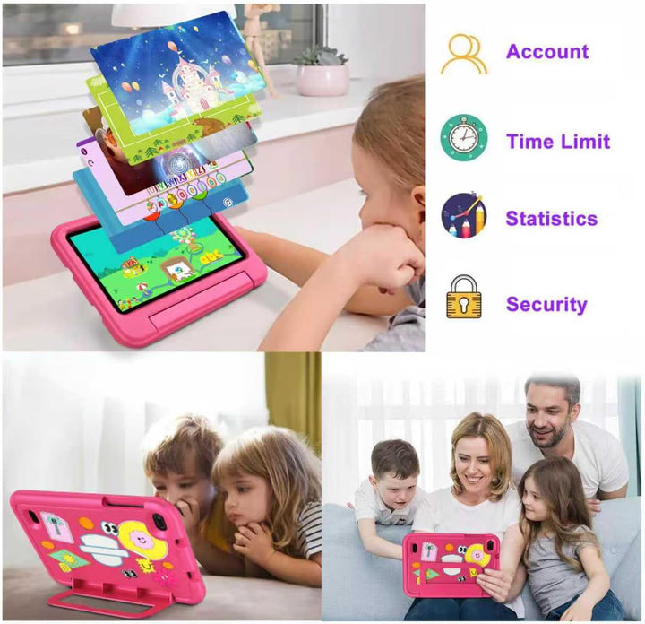 ZIOVO 2026 Neueste Kinder Tablet 7 Zoll mit 10GB RAM+64GB ROM/TF 2TB, 2.4G+5G WLAN 6, Octa-Core, Fac