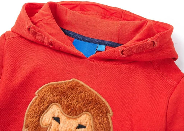 vidaXL Kinder Kapuzenpullover Sweatshirt Hoodie Pullover Kinderpullover Pulli Rot 140, 140