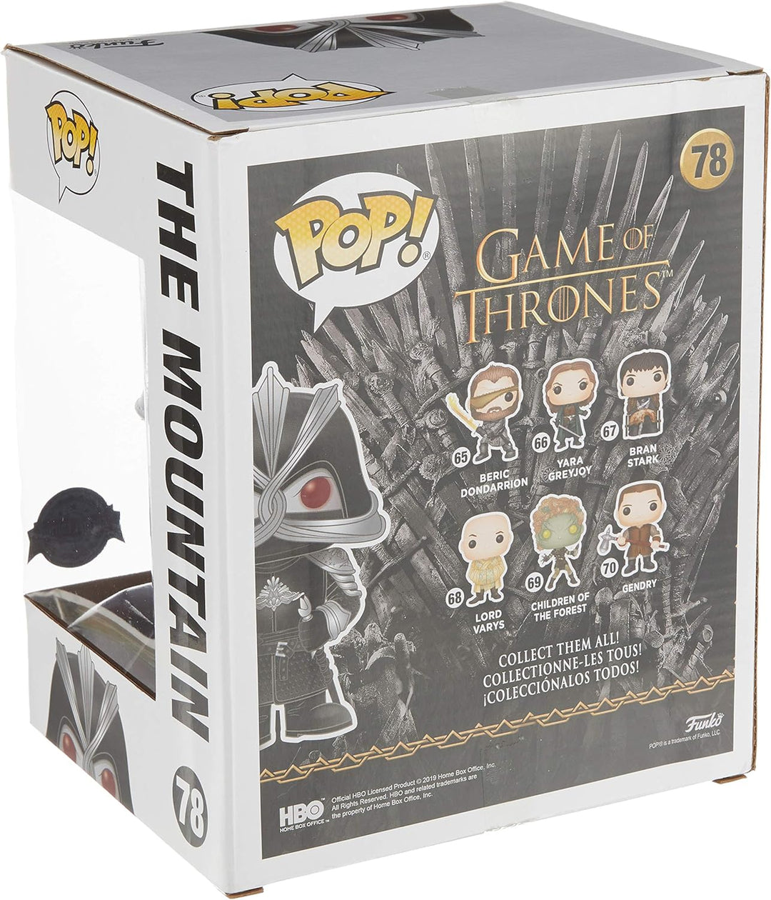 Funko Pop Game of Thrones The Mountain 6" #78 Walmart Exclusive