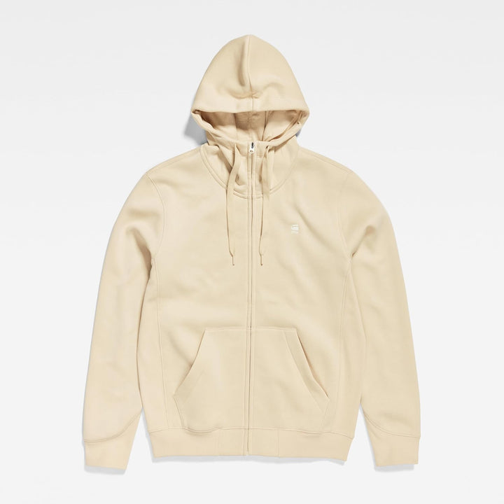 G-STAR Herren Premium Core Hooded Sweatshirt S Beige (Postbag D16122-c235-1868), S Beige (Postbag D1