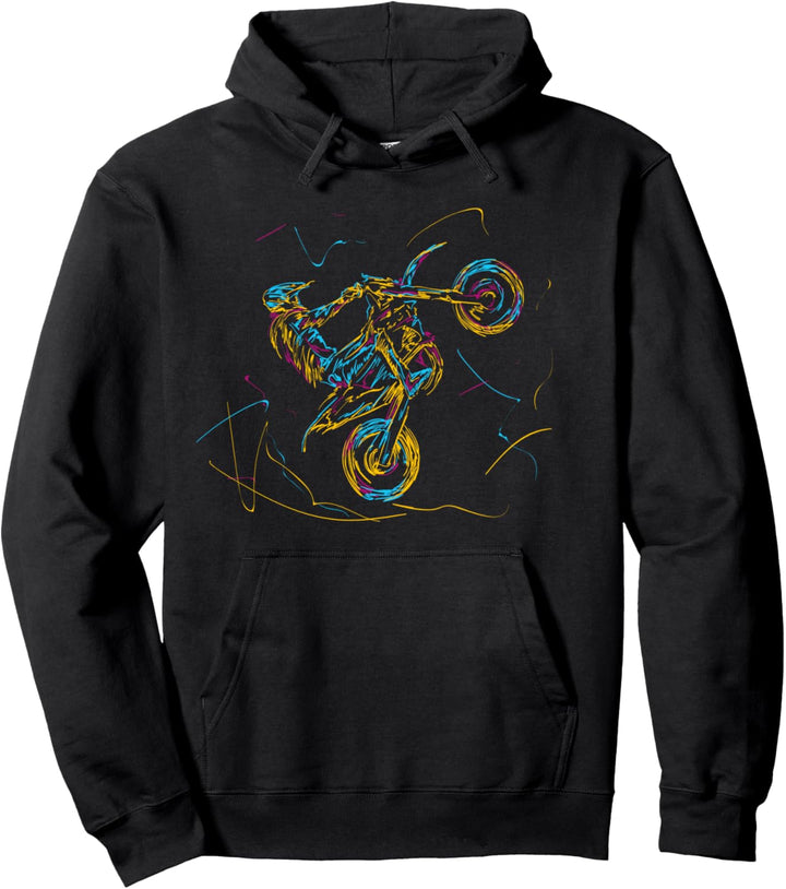 Dirt Bike Motocross Pullover Hoodie