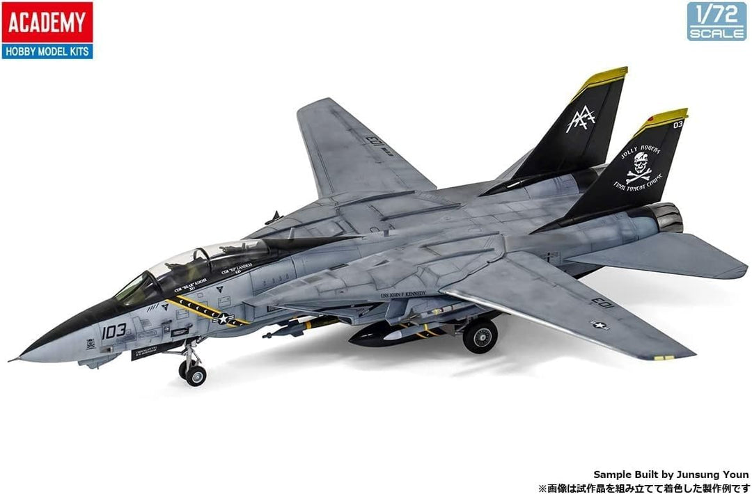Academy 1/72 US Navy F-14B Tomcat VF-103 Jolly Rogers Kunststoff Modell 12578