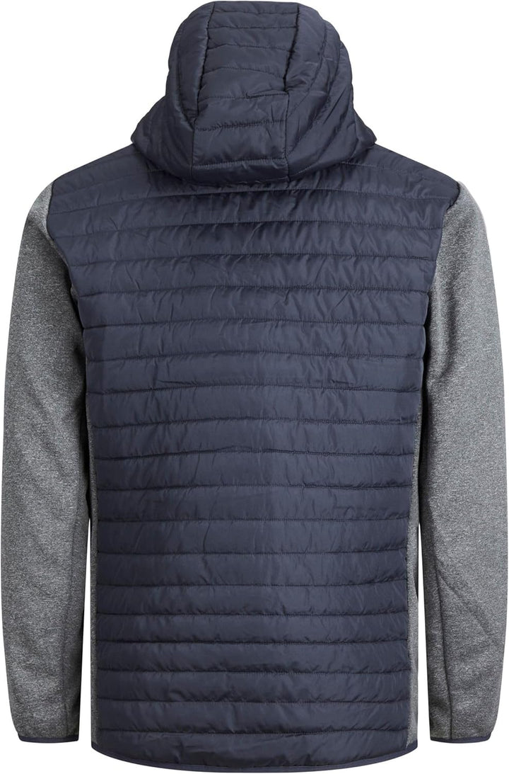 Jack & Jones Male Hybridjacke Plus Size Hybridjacke XXL Grey Melange, XXL Grey Melange