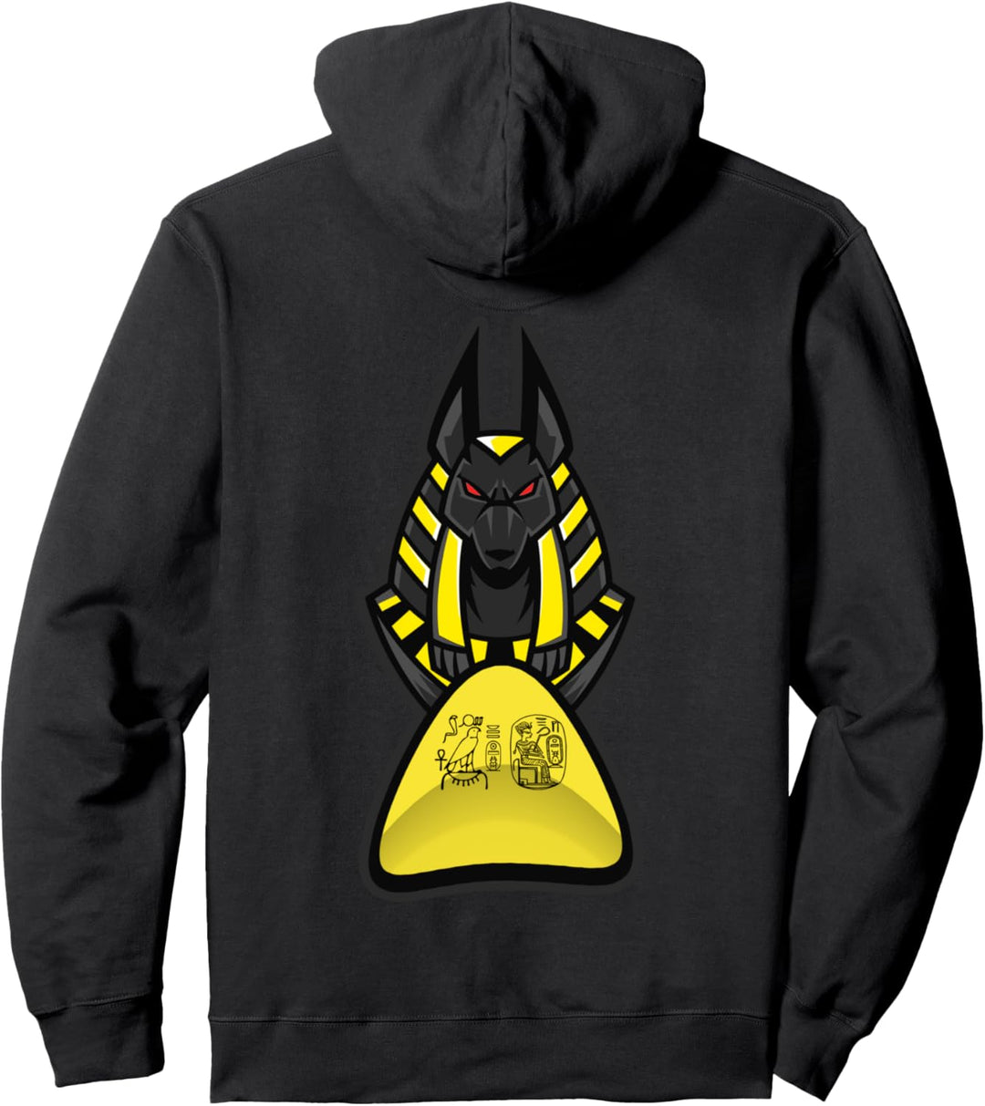 Anubis Ägypten Gott des Todes Schakal Hund Hundekopf Anch Pullover Hoodie