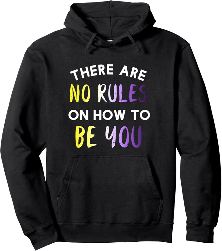 There are no rules on how to be you LGBT CSD Nicht binär Pullover Hoodie
