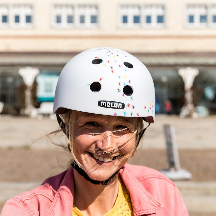 Melon »Pop Ants« Leichter und Cooler Fahrradhelm für Damen, Herren und Kinder mit maximalem Schutz X