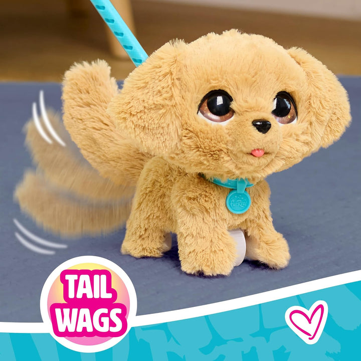 Just Play furReal Wag-A-Lots Golden Retriever, interaktives, 20,3 cm grosses, laufendes und sprechen