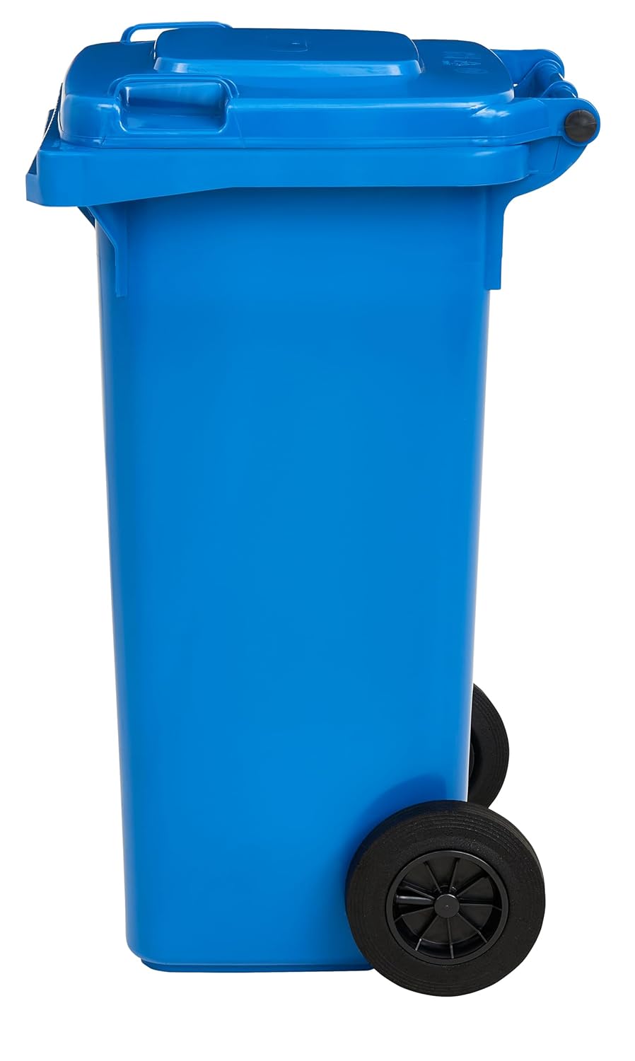 gardivo Mülltonne 120 Liter Abfalltonne Reststofftonne Mülleimer mit 2 geräuschlosen Rädern, Klappde