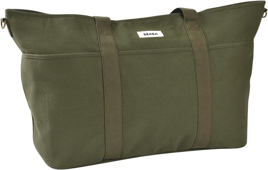 BÉABA Wickeltasche Baby Madrid XXL 44L – Extra Grosse Wickeltasche im Tote-Format, Unisex für Mama u