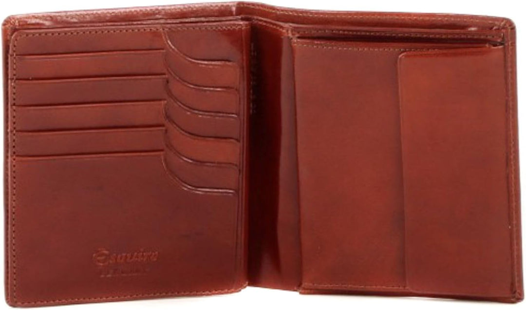 Esquire Toscana Geldbörse III Leder 11 cm Braun, Braun
