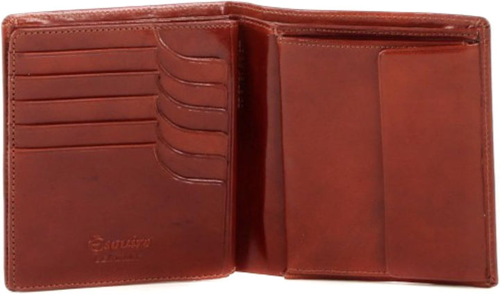 Esquire Toscana Geldbörse III Leder 11 cm Braun, Braun